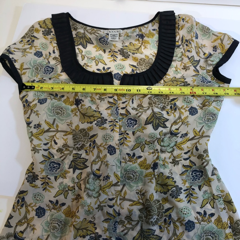 Diodore Silk Button Down Sleeveless Button - image 3